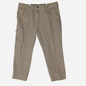 G.H. Bass & Co. Pants Men's 38x30 Dark Khaki Beige Multiple Pockets